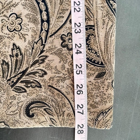 Vintage‎ Sag Harbor Brown Paisley Button Up Shirt Jacket 14 - Picture 7 of 7